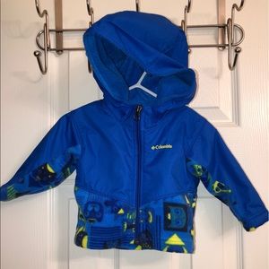 Infant Columbia fleece/rain jacket